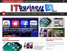 Tablet Screenshot of itbusinessdirect.com